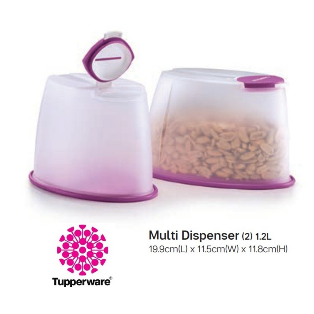 Tupperware Multi Dispenser 1.2L x 1pc Shopee Malaysia