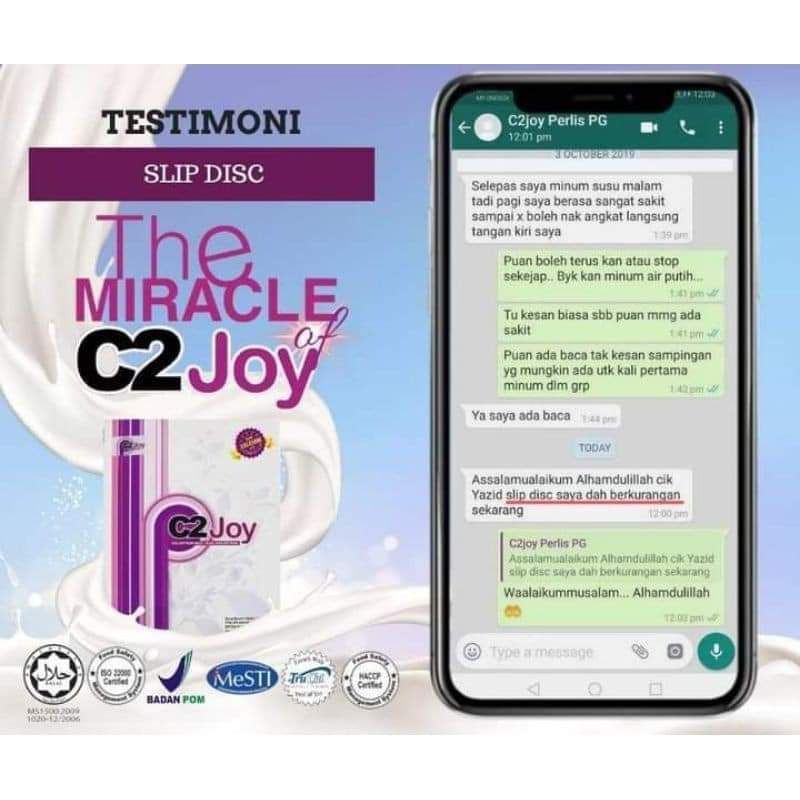 Buy Trial Sachet Susu C2joy 2kg Seetracker Malaysia