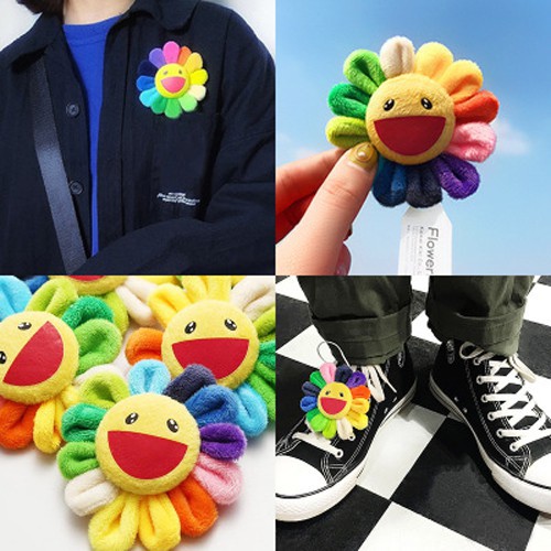 rainbow sunflower plush