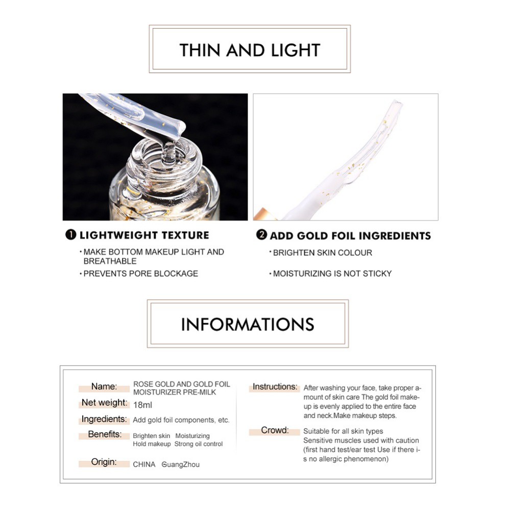 O Two O Liquid Primer Make Up Base Hydrating Face Moisturizing