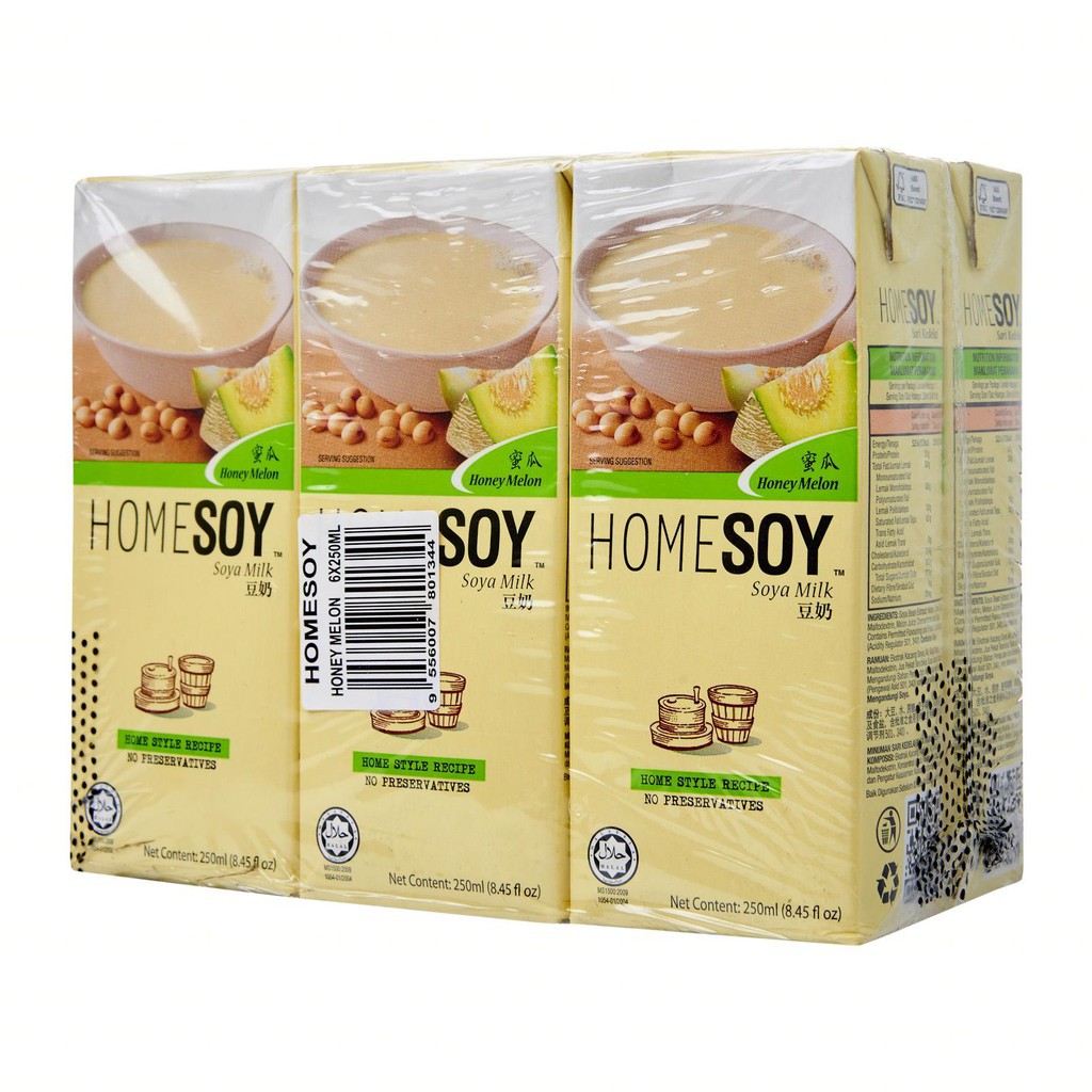 HOMESOY Honey Melon Soya Milk 200ml Shopee Malaysia
