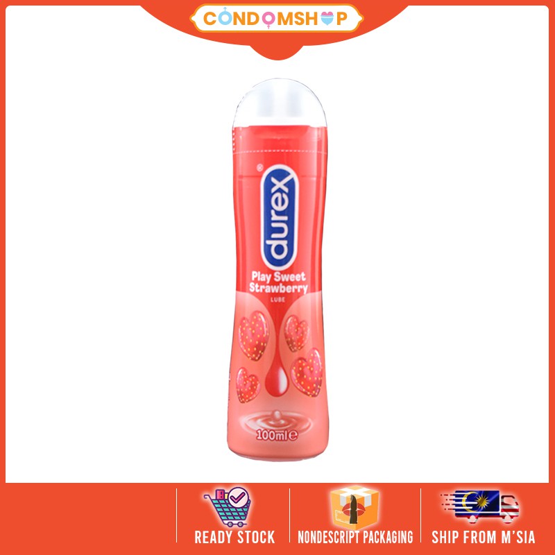 Durex Play Sweet Strawberry Flavored Gel Lube (100ml) Shopee Malaysia