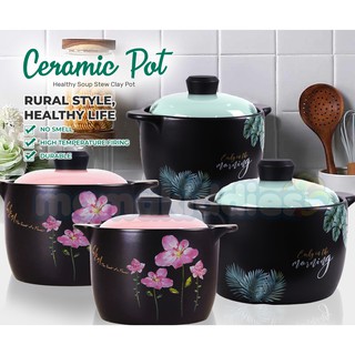 [DESIGN DEFECT] Roy Queen Healthy High-Quality Cookware Casserole Ceramic Pot Soup Stew Clay Pot Periuk Tanah Ceramic