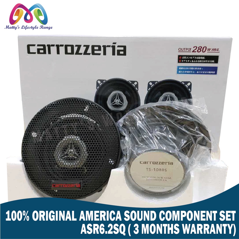 CARROZZERIA SPEAKERS 2 WAY 4 INCH TS1080S / 100 ORIGINAL Shopee
