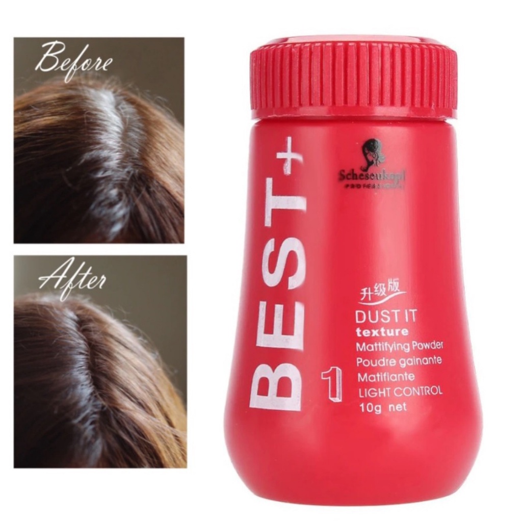 Hair Styling Powder Best +1 Dust It Texture Mattifying Powder / Serbuk Rambut / Powder Bedak Rambut 10G