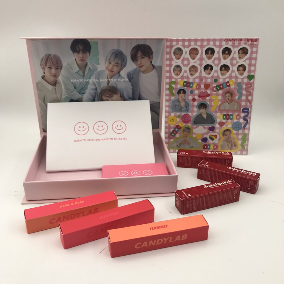 Kstairway Nct Dream Pick Candylab Lip Set Creampop Satin Lip Shopee Malaysia
