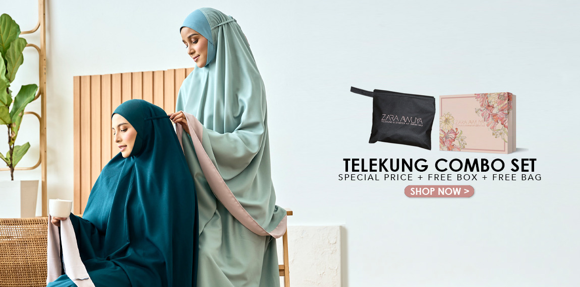 Telekung Zara Awliya Online, November 2022 | Shopee Malaysia