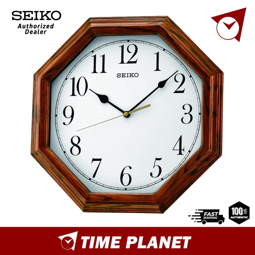 Seiko Wooden Wall Clock [Official Seiko Warranty] QXA529B | Shopee Malaysia