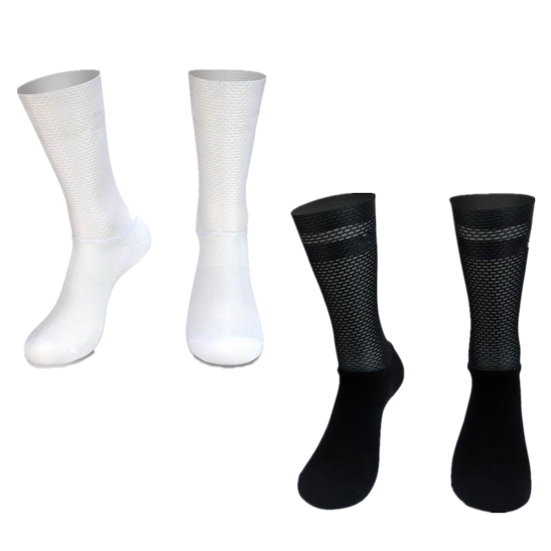 New Pro Team Aero Socks Anti Slip Silicone Cycling Socks Men Bicycle Sport Running Bike Socks