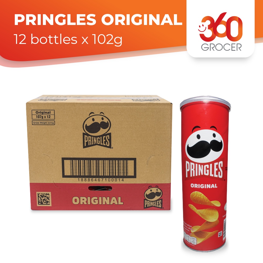 PRINGLES ORIGINAL 102G- 1 Carton (12 x 102g) | Shopee Malaysia