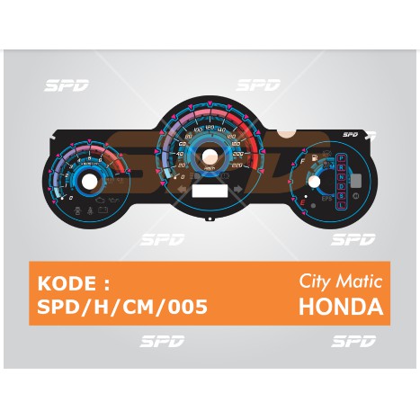 Panel Instrument Cluster Speedometer Meter Custom Honda City 