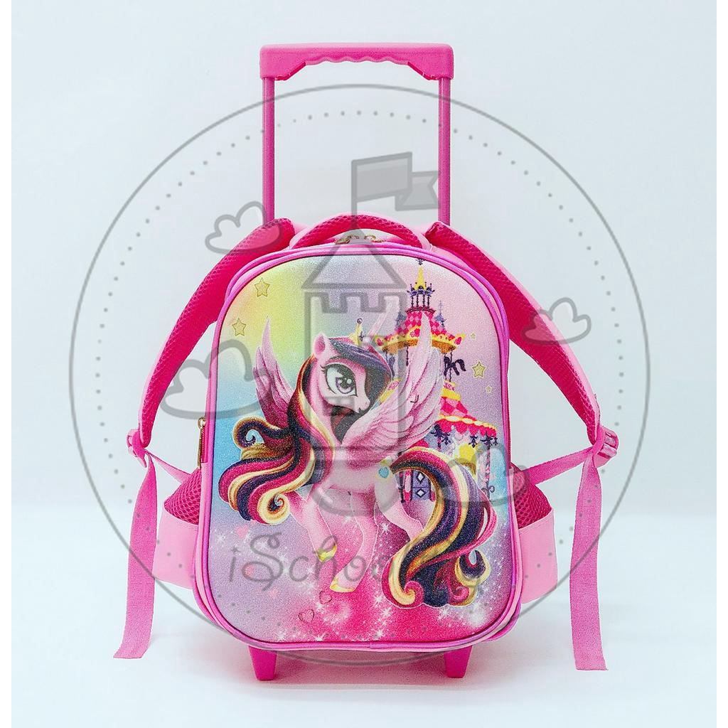 iSchoolDy Cartoon My Little Pony Non Removable Trolley School Bag | Shopee  Malaysia
