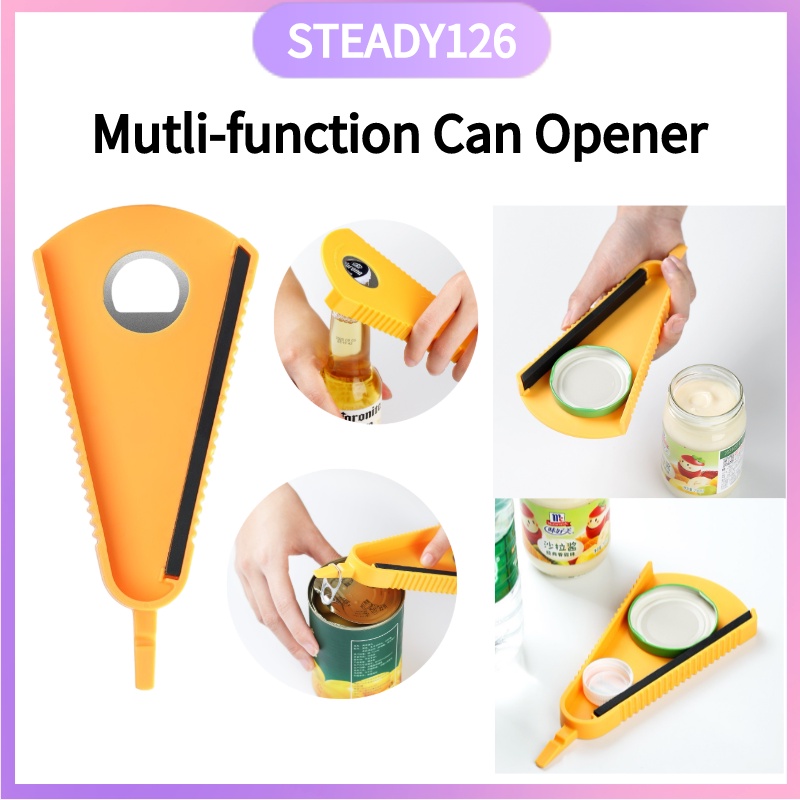 🌸STEADY126🌸Can Opener Bottle Cap Fast Lid Opener Multi-Purpose Bottle Opener Kitchen Gadgets Wine Opener 开罐器