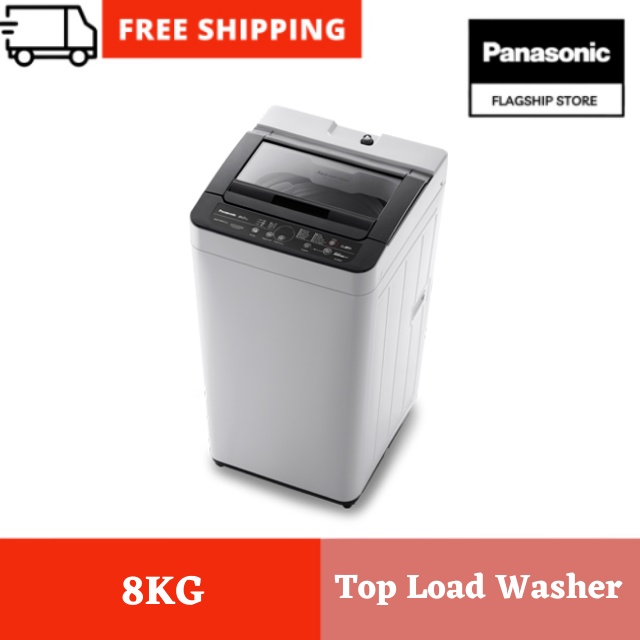 Panasonic Washing Machine (8kg) NAF80VB7HRT Shopee Malaysia
