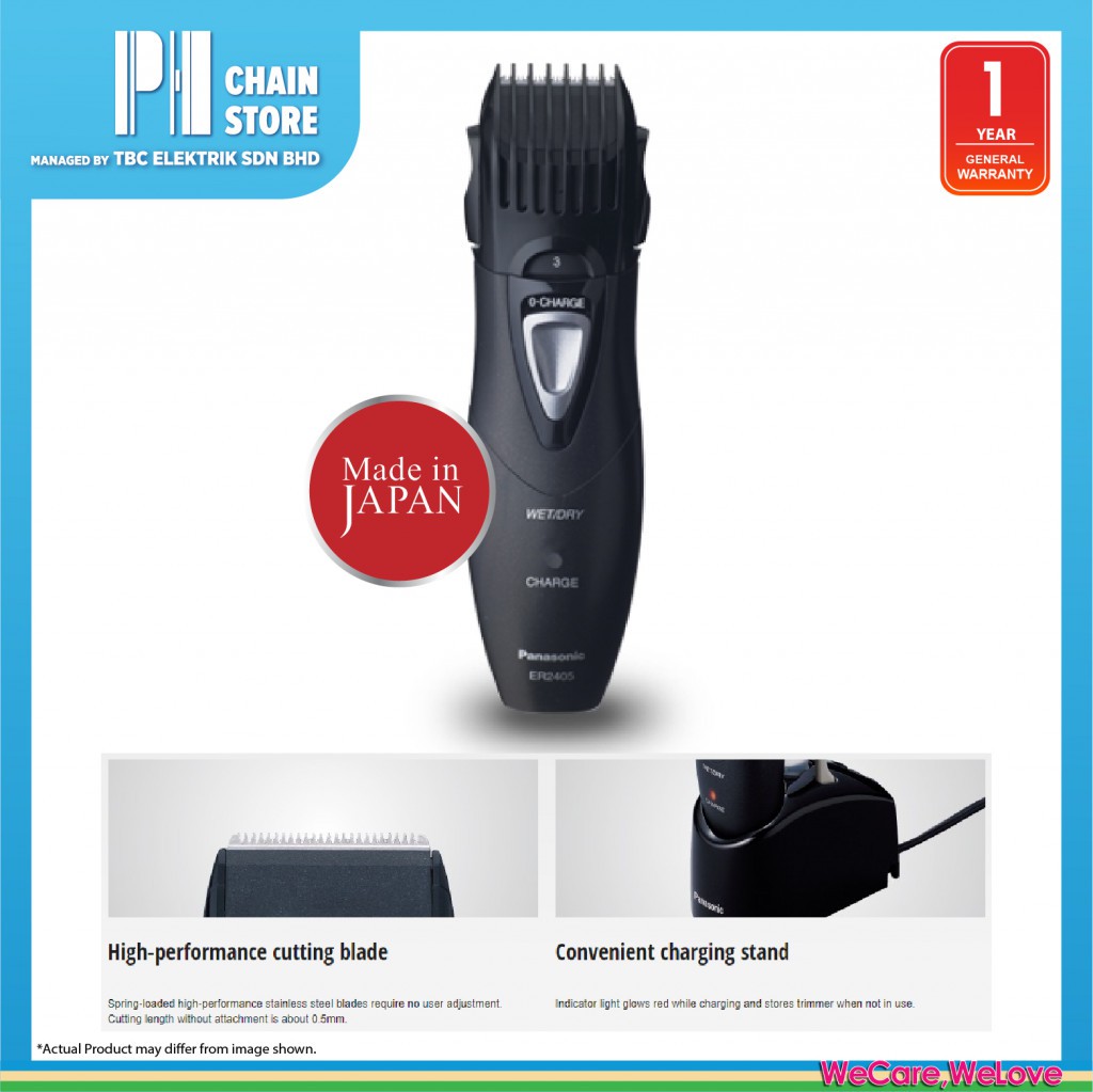 PANASONIC ER2405K751 Beard & Body Hair Trimmer Shopee Malaysia