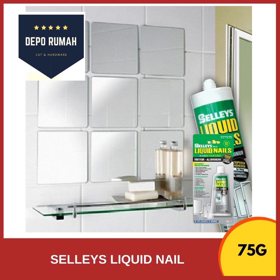 Selleys Liquid Nail Mirror & Aluminum 75g High Strength Mosaic Tile
