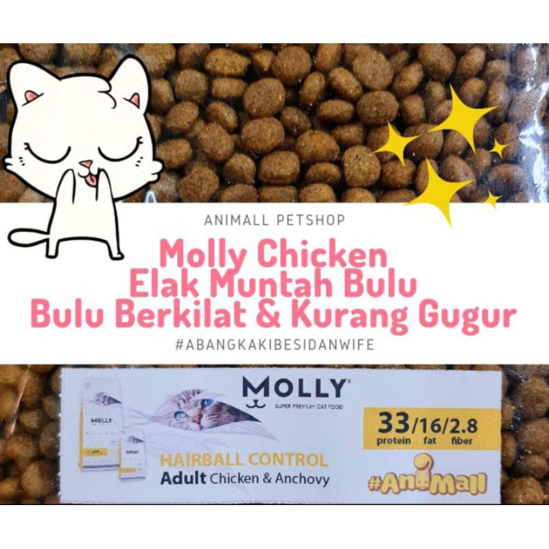 🔥HIGH QUALITY🔥MOLLY ADULT CAT FOOD CHICKEN, [PROTEIN 33 