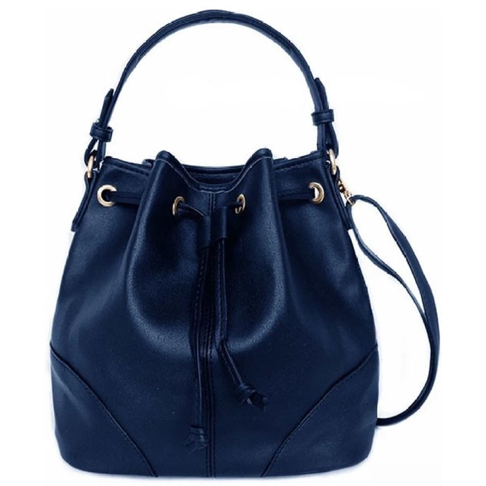 Lulugift TSAR Stylish Leather Sling Bag Dark Blue | Shopee Malaysia