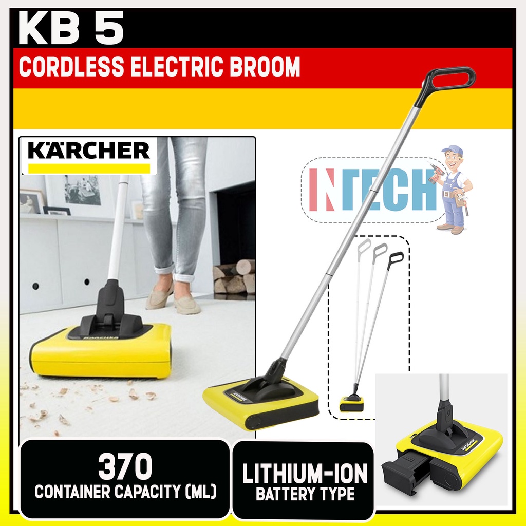 KARCHER KB5 CORDLESS ELECTRIC BROOM Shopee Malaysia
