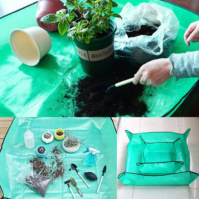 Planting Mat PE Gardening Potting Mat Gardening Pad Waterproof Reusable