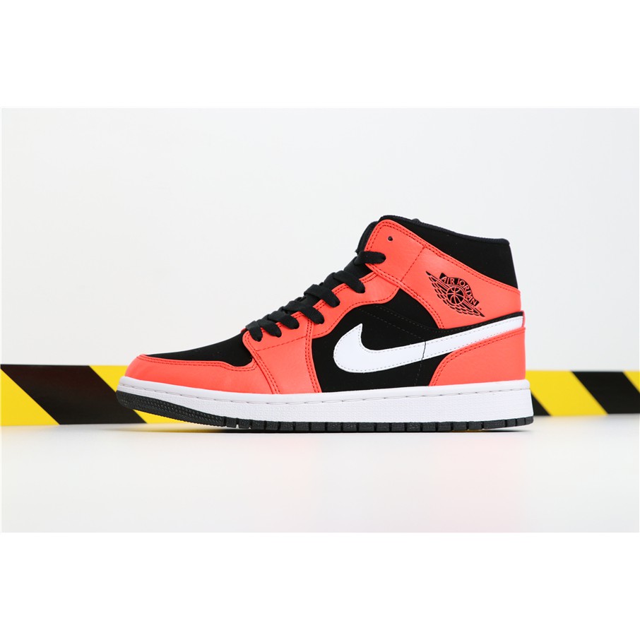 air jordan 1 mid black infrared