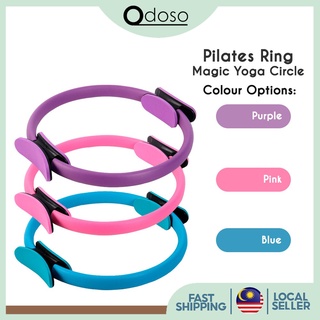 4 Colors Lazy Fitness Sports Equipment Body Shaped Magic Resistance Ring Dual Grip Yoga Ring Circle for Thighs and Legs Fitness Pilates Circle Yoga 