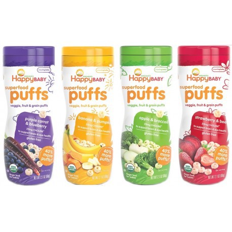 happy baby organic superfood puffs
