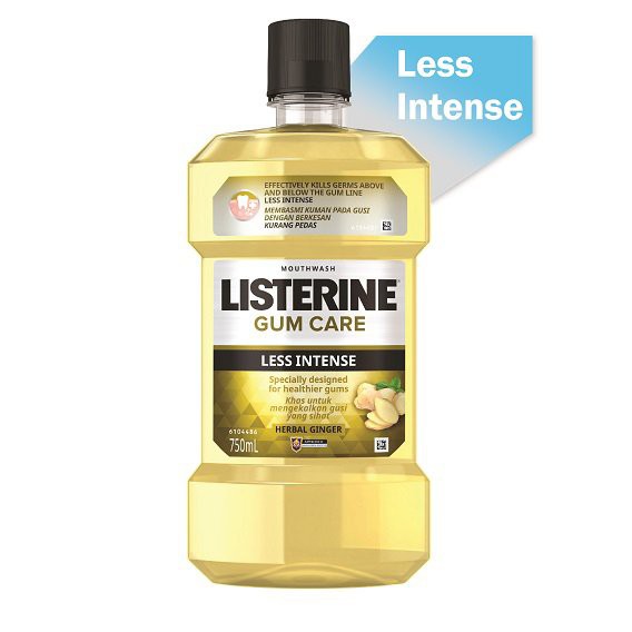Listerine Gum Care Less Intense Mouthwash 250ml Shopee Malaysia