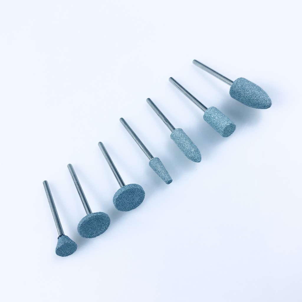 Dental Green Stone Burs Gravel Ceramic Burs 2.35mm Shank Medium