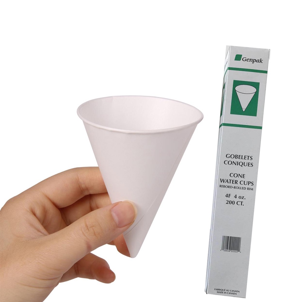 Disposable Paper Cone Cups 4oz Shopee Malaysia