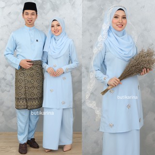 Size 36 50 Baju Kurung Moden Amra Biru Lembut Soft Baby Blue Set Couple Sedondon Nikah Pengantin Sanding Bridesmaid Shopee Malaysia