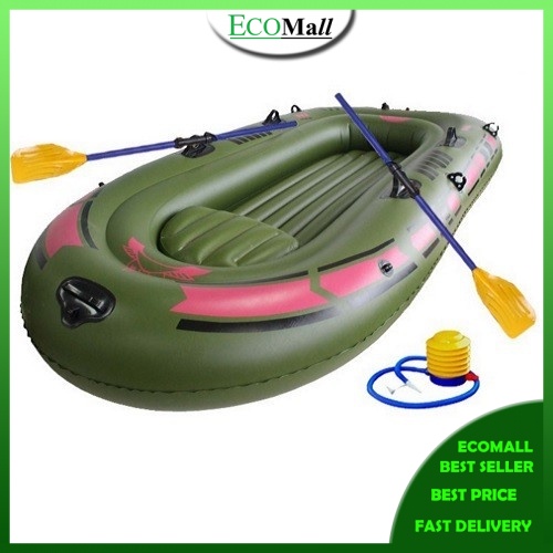 [ECOMALL] Inflated Boat Fishing Boat Kayak Boat Angin Kayak Fishing ...