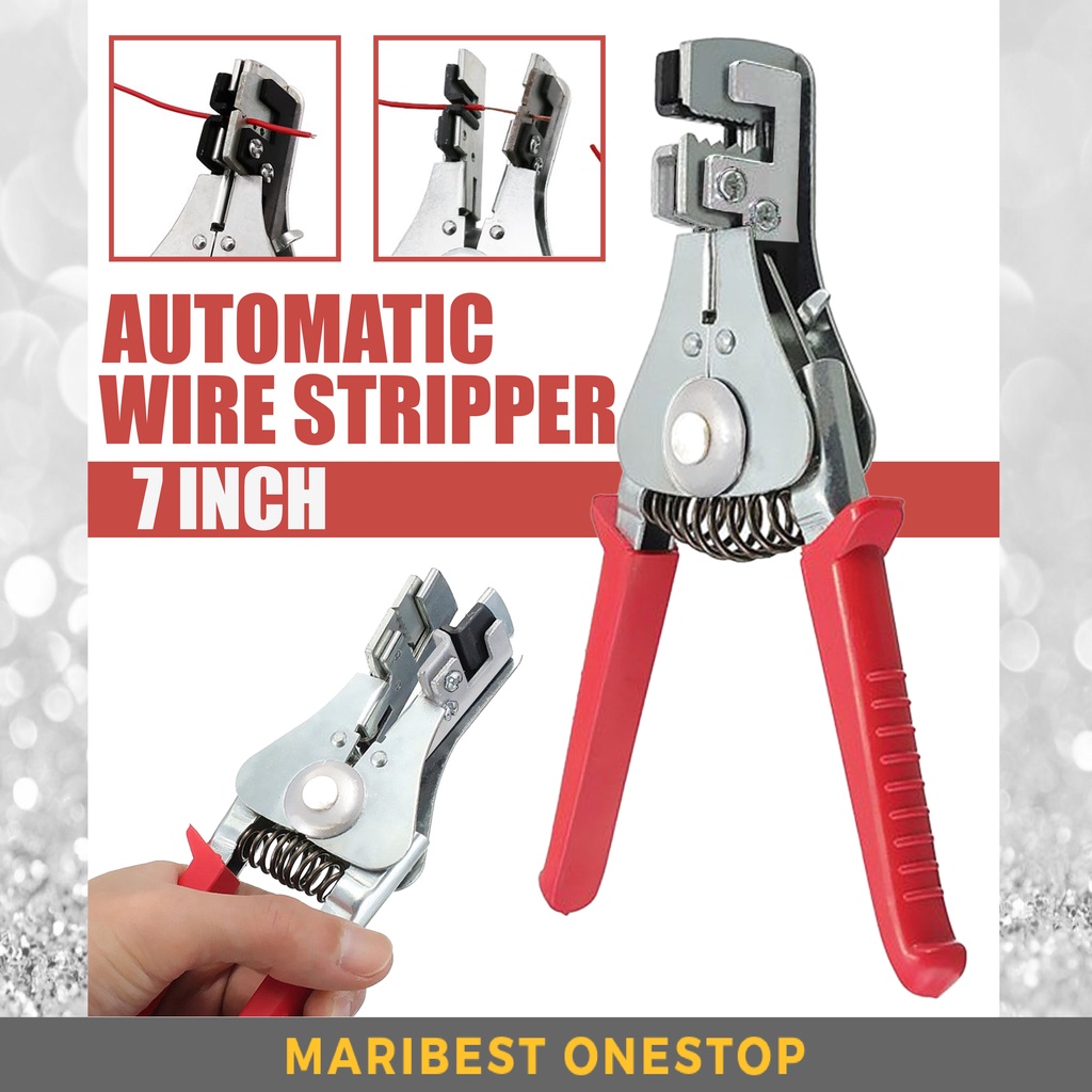 Automatic Cable Wire Stripper Stripping Crimper Crimping Pliers For Terminals Cutter Hand Tool Diagonal Cutting 自动剥线机