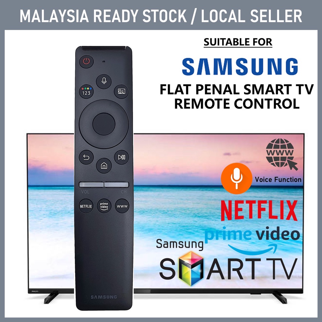 Samsung Voice Function Netflix Prime Video Led Smart Tv Television