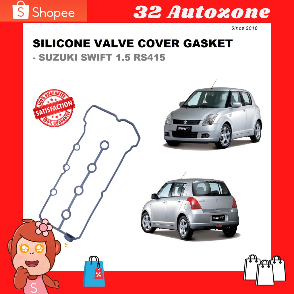 Silicone Valve Rocker Cover Gasket For Suzuki Swift 1 5 Rs415 M15a Rs416 1 6 M16a 16v Shopee Malaysia