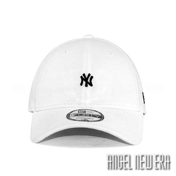 New Era Mlb New York Yankees Ny White Black Small Logo 9forty Snapback Shopee Malaysia