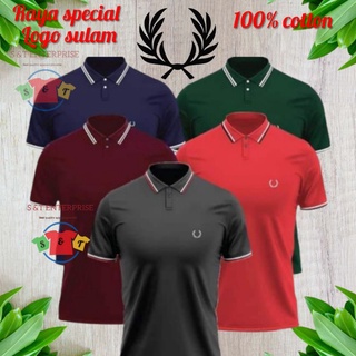 [READY STOCK] FFF Unisex kolar t-shirt 100% COTTON good QUALITY polo tshirt