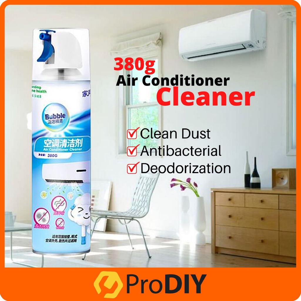 BUBBLE Air Conditioner Cleaning 380g Spray for Air Con Dust Freeze Air Cond Foam Cleaner Pembersih Bersih Perhawa Dingin