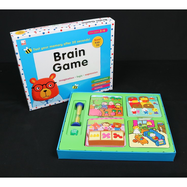 [MH] Brain Game Boost kids' IQ ( For Ages 3-6 ) imagination.logic.expression