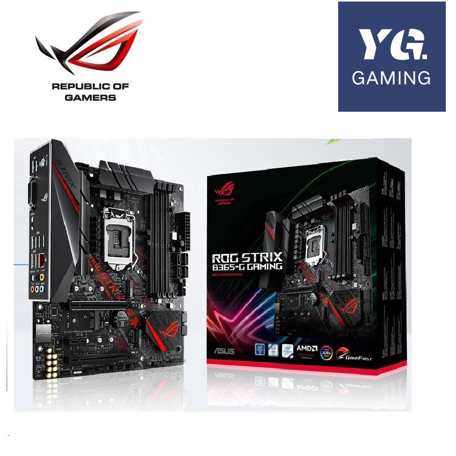 Asus Rog Strix B365g Gaming Desktop Computer Game Board Supports