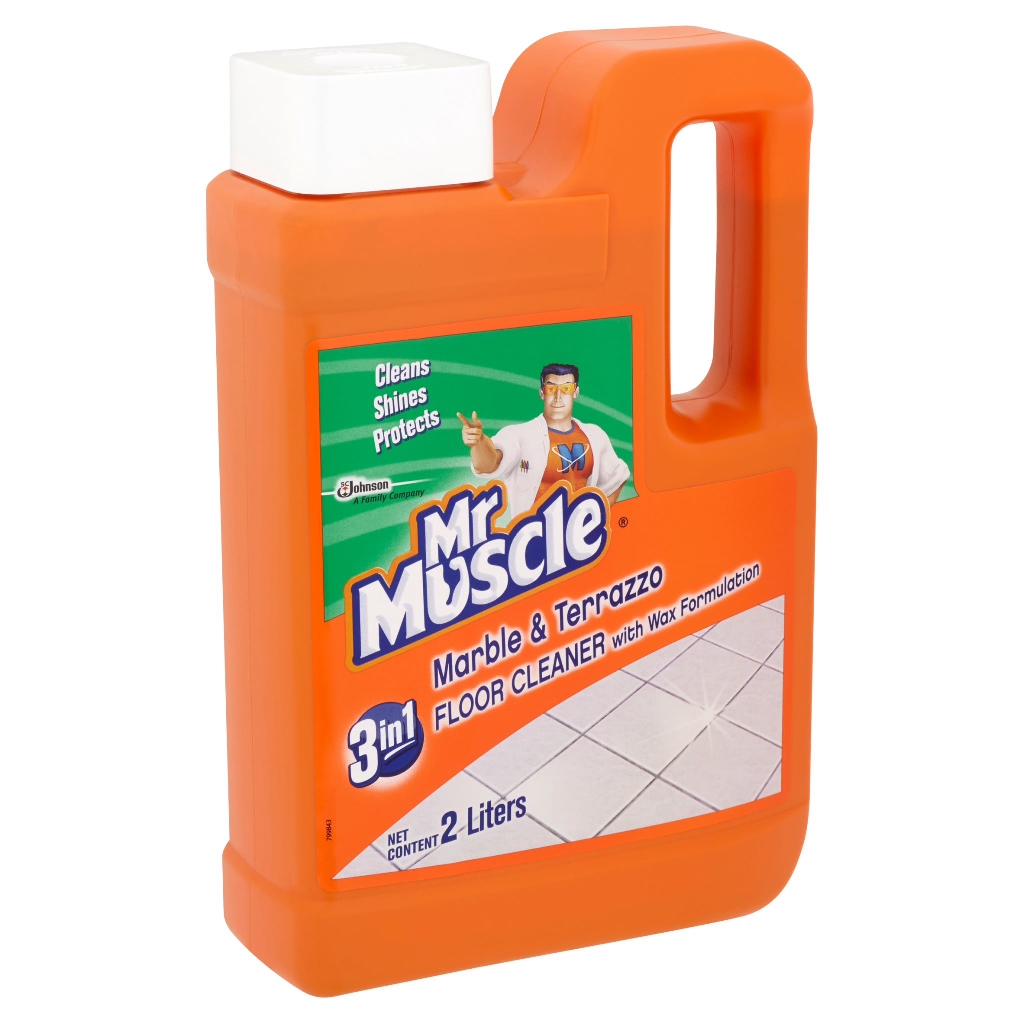 Mr Muscle 3in1 Marble & Terrazzo Floor Cleaner with Wax Formulation 2L