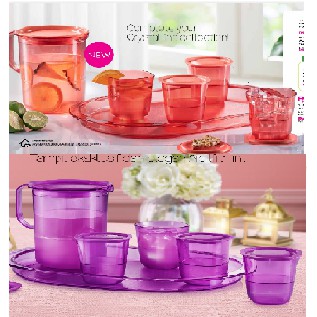 Tupperware Pitcher Coral Set