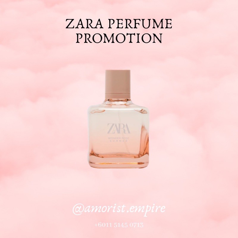 ZARA WONDER ROSE SUMMER EDT (100ml) Shopee Malaysia