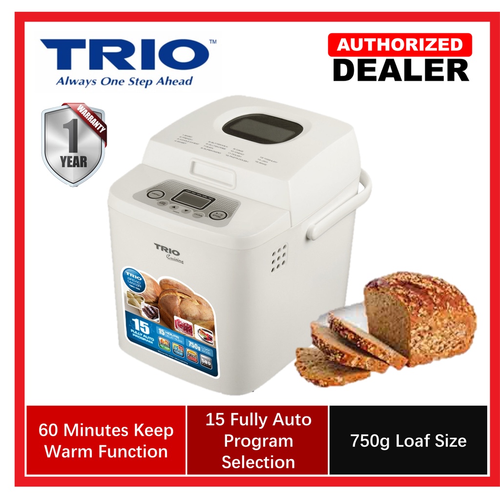 Buy Trio Tbm 111 Tbm 106 Tbm 222 Bread Maker 900g 750g Seetracker Malaysia