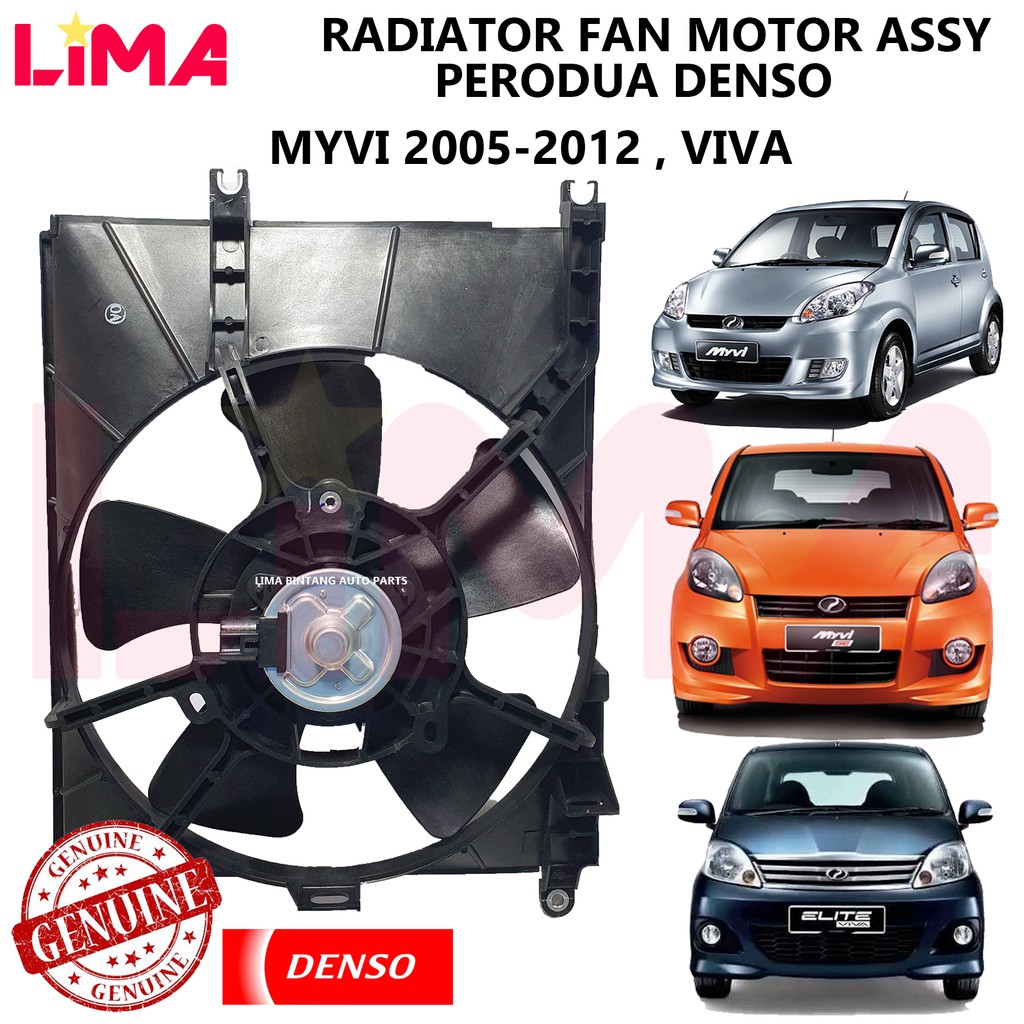 PERODUA MYVI , VIVA RADIATOR FAN SET , RADIATOR MOTOR + BRACKET + BLADE