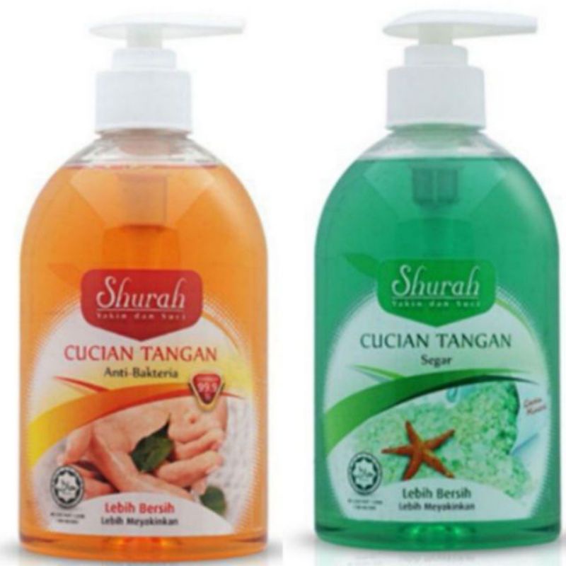 Shurah Cucian Tangan Anti Bakteria Antibacterial Hand Wash 500ml