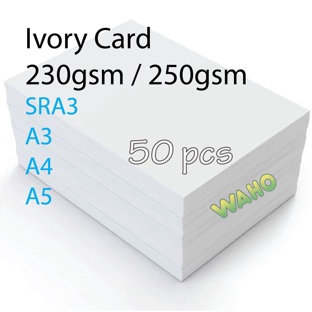 A4 Digital Print Card 230gsm 250gsm /Finest Ivory Card / White Card