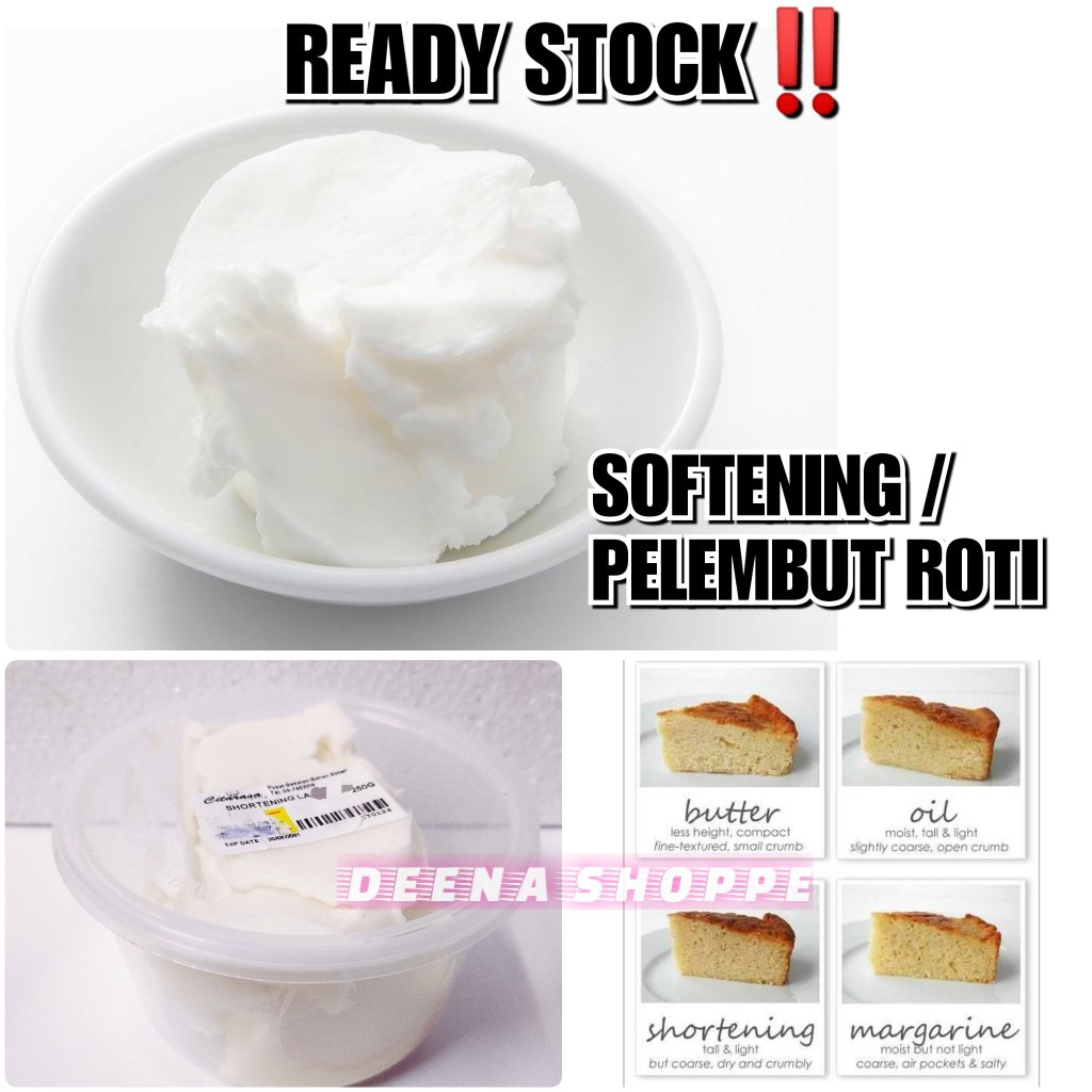 READY STOCK! (125GM250GM) SHORTENING / PELEMBUT ROTI DOH DONUT / BREAD