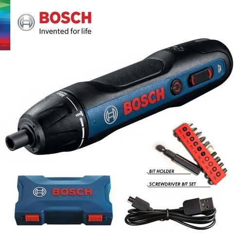 Bosch Go 2 Smart Cordless Screwdriver Kits with 11pcs Hex Bits + 