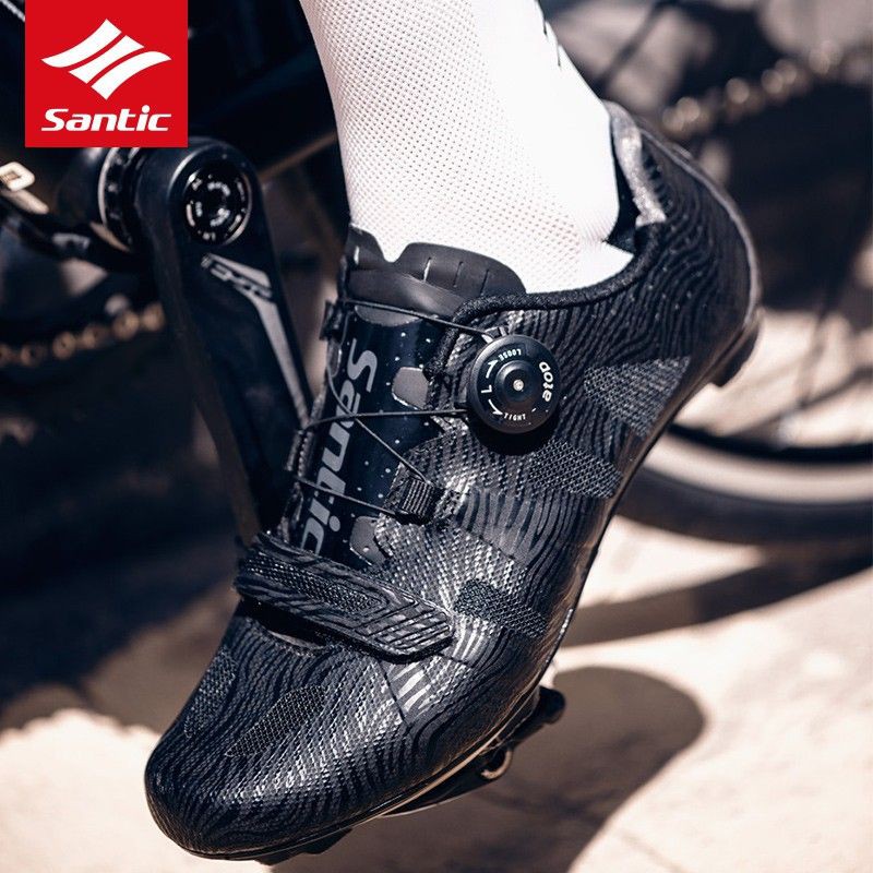 SANTIC Nigel Black Road Cycling Shoes - READY STOCK | Shopee Malaysia